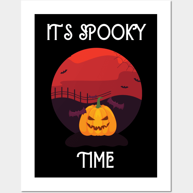 It's Spooky Time Halloween Wall Art by JC's Fitness Co.